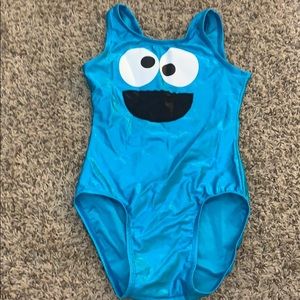 Cookie Monster Gymnastics Leotard Child Large